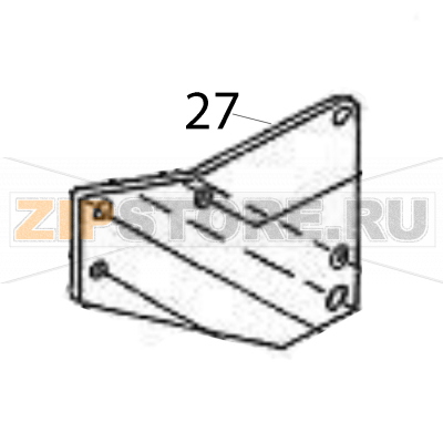 Head frame Sato M84Pro Head frame Sato M84ProЗапчасть на деталировке под номером: 27Название запчасти на английском языке: Head frame Sato M84Pro.