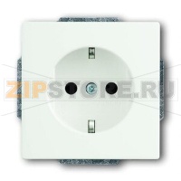 Розетка 16 А, 250 В, белый бархат ABB 2CKA002011A6208