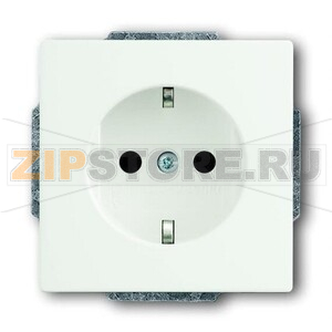 Розетка 16 А, 250 В, белый бархат ABB 2CKA002011A6208 