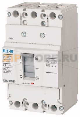 Выключатели автоматические, 1p, 100A Eaton BZMC1-A100 