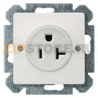 DELTA I-SYSTEM NEMA РОЗЕТКА ТИТАНОВОБЕЛЫЙ 2-ПОЛ +E NEMA 5-20 R 125V 20A Siemens 5UB1534