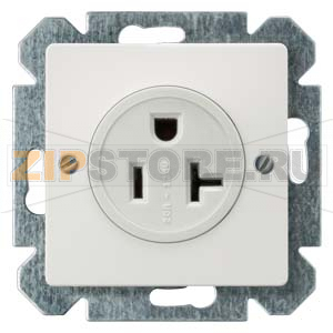 DELTA I-SYSTEM NEMA РОЗЕТКА ТИТАНОВОБЕЛЫЙ 2-ПОЛ +E NEMA 5-20 R 125V 20A Siemens 5UB1534 