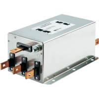 Фильтр сетевой 80 А, 3 фазы, 520 В/AC, 230x163x125 мм, 1 шт Schaffner FN 3280H-80-35