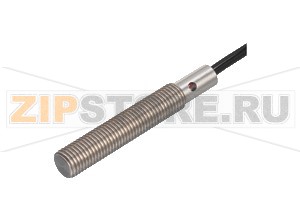 Индуктивный датчик Inductive sensor NMB1,5-8GM50-E0-FE Pepperl+Fuchs General specificationsSwitching functionNormally open (NO)Output typeNPNRated operating distance1.5 mmInstallationflushOutput polarityDCAssured operating distance0 ... 1.215 mmActuating elementFerrous targetsReduction factor rAl 0Reduction factor rCu 0Reduction factor r304 0.6Reduction factor rSt37 1Nominal ratingsOperating voltage10 ... 30 V DCSwitching frequency80 HzHysteresis3 ... 15  typ. 5  %Reverse polarity protectionyesShort-circuit protectionyesVoltage drop&le 2 VOperating current&le 100 mACurrent consumption&le 15 mAOff-state current&le 10 &microAIndicators/operating meansOperation indicatorLED red: outputStandard conformityStandardsEN 60947-5-2:2007 IEC 60947-5-2:2007Approvals and certificatesUL approvalcULus Listed, General PurposeCSA approvalcCSAus Listed, General PurposeCCC approvalCCC approval / marking not required for products rated &le36 VAmbient conditionsAmbient temperature-25 ... 70 °C (-13 ... 158 °F)Mechanical specificationsConnection typecable PUR , 2 mCore cross-section0.14 mm2Housing materialStainless steel 1.4305 / AISI 303Sensing faceStainless steel 1.4305 / AISI 303Housing diameter8 mmDegree of protectionIP67