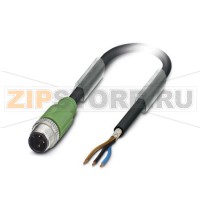 Кабель для датчика / исполнительного элемента Phoenix Contact SAC-3P-M12MS/10,0-PUR SH