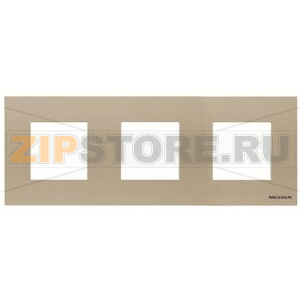 Рамка трехместная, шампань ABB 2CLA227310N1901 