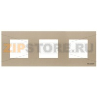 Рамка трехместная, шампань ABB 2CLA227310N1901