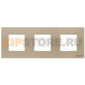 Рамка трехместная, шампань ABB 2CLA227310N1901 