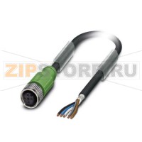 Кабель для датчика / исполнительного элемента Phoenix Contact SAC-5P-10,0-PUR/M12FS SH