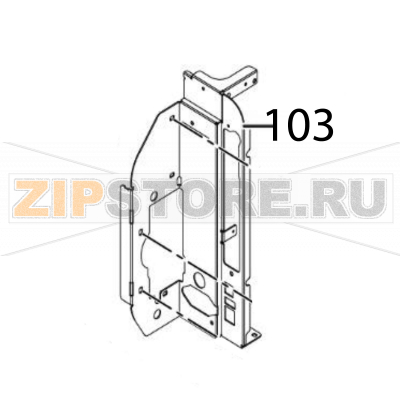 Rear panel LH (silk) Sato CL6NX Plus Rear panel LH (silk) Sato CL6NX PlusЗапчасть на деталировке под номером: 103Название запчасти на английском языке: Rear panel LH (silk) Sato CL6NX Plus.