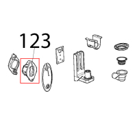 CT BT Left door spring latch Unox XVC 205E