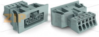Snap-in socket; 5-pole; Cod. B; 1,50 mm; light green Wago 890-765/073-000