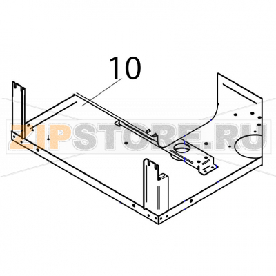Complete frame Fagor FI-80 Complete frame Fagor FI-80Запчасть на деталировке под номером: 10Название запчасти Fagor на английском языке: Complete frame FI-80.