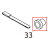 Cable bush OLBT-13 Toshiba TEC B-SX4T-GS20-QM-R