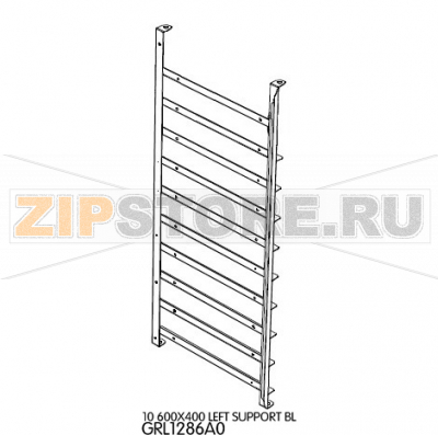 10 600X400 left support Bl Unox XB 893 10 600X400 left support Bl Unox XB 893Запчасть на деталировке под номером: 60Название запчасти на английском языке: 10 600X400 left support Bl Unox XB 893