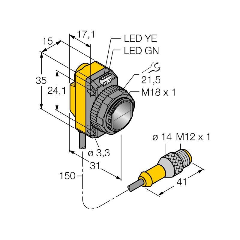 Датчик фотоэлектрический Turck QS186EQ5 