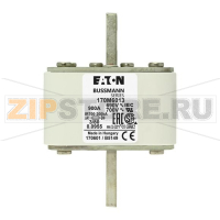 Предохранитель, 900 A, AC 690 В, 200 кА, DIN 3, 76x76x109 мм, aR, DIN, IEC Eaton FUSE 900A 690V