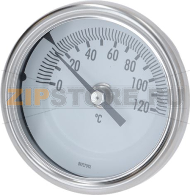 THERMOMETER STAINLESS STEEL 0+120°C 