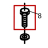 Tornillo exagonal M-6x25 Fagor FI-200
