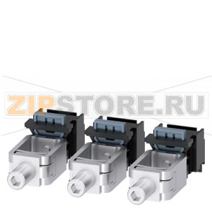 box terminal 3 units accessory for: 3VA6 150/250 Siemens 3VA9143-0JA12 