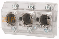 Держатель плавких вставок 3П, 25А Eaton S27/FORMP