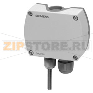 QAC3161 - Датчик температуры в помещении / наружной температуры DC 0..10 В Siemens QAC3161 