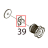 Back tension stopper Toshiba TEC B-SX4T-GS10/20-QQ-US