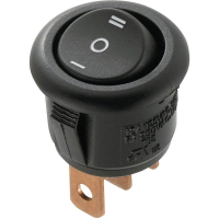 Переключатель клавишный 250 В/AC, 6 А, 1 x вкл/выкл/вкл TRU Components TC-R13-270D-02