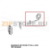 Temperature probe PT100 L=1000 Unox XBC 405