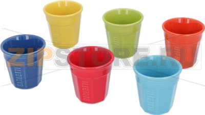 SET 6 GLASSES BIALETTI MULTICOLOR 