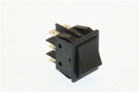 DIVERTER 28X22 2X16A BLACK NEUTRAL