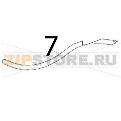 Rohr Scotsman EC 126 AS Rohr Scotsman EC 126 ASЗапчасть на деталировке под номером: 7
