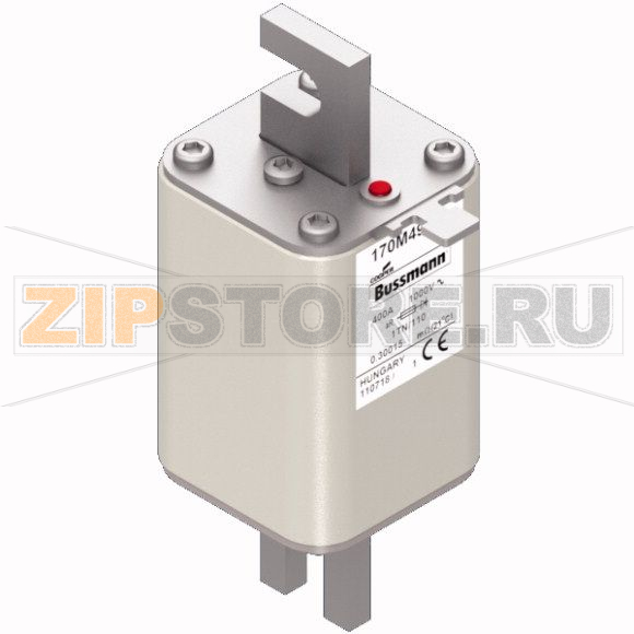 Предохранитель, 400 A, AC 1000 В, 150 кА, 1, 51x69x138 мм, aR, DIN, IEC Eaton FUSE 400A 1000V 1 