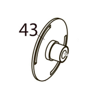 Ribbon take-up slit gear Toshiba TEC SP40II