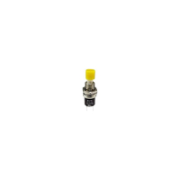 Кнопка 250 В/AC, 1.5 A, 1 x вкл/выкл, без фиксации, 1 шт TRU Components TC-R13-24B1-05YE