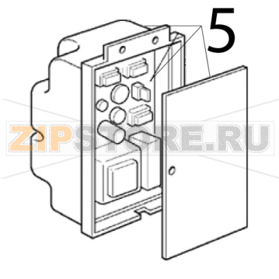Platine rein. intervall. anz 115 V Scotsman EC 126 AS Platine rein. intervall. anz 115 V Scotsman EC 126 ASЗапчасть на деталировке под номером: 5