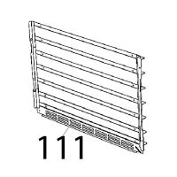 Supporto laterale SX, 6 teglie Unox XL 413