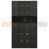 Регулятор комнатной температуры, 10-клавишный, SBR/U10.0.1-885, чёрный ABB 2CKA006330A0055