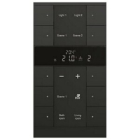 Регулятор комнатной температуры, 10-клавишный, SBR/U10.0.1-885, чёрный ABB 2CKA006330A0055