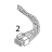 Printhead power cable Zebra 96XiIII Plus