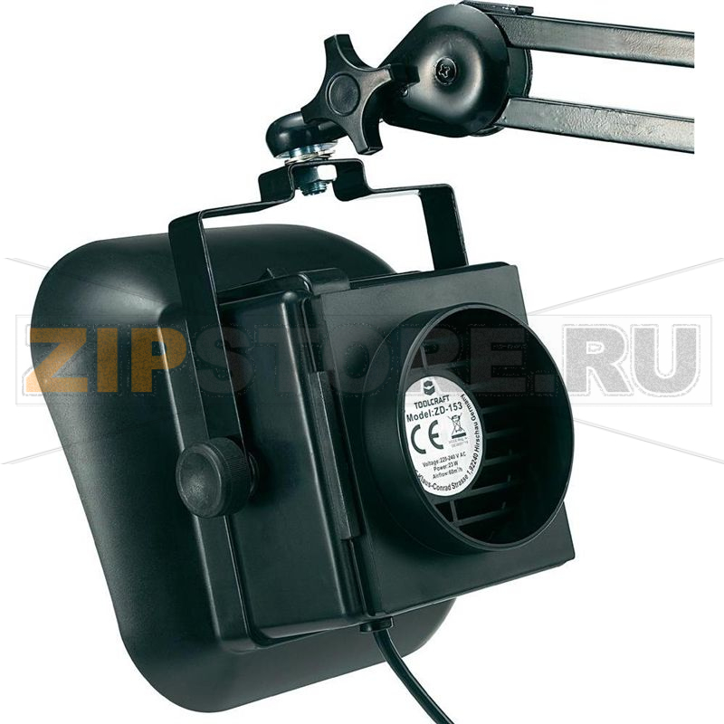 Дымоуловитель 230 В/AC, 23 Вт, 60 м³/ч, настольное крепление Toolcraft ZD-153A 