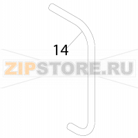 Black rubber pipe 17*10 Fagor FI-48