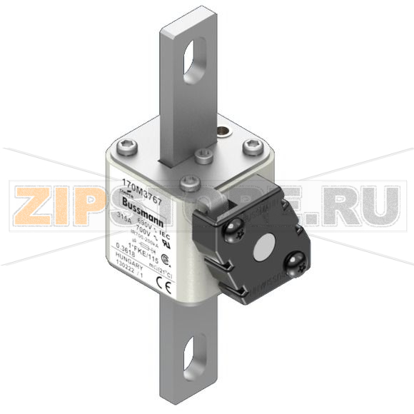 Предохранитель, 315 A, AC 690 В, 200 кА, size 1, 45x59x148 мм, aR, IEC UL Eaton FUSE 315A 690V 