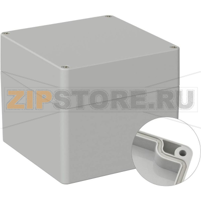 Корпус универсальный 122x120x105 мм, материал: акрилонитрил, серо-белый, 1 шт TRU Components TC-9065656 