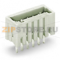 MCS MICRO Вилка THT; 0.8 x 0.8 mm solder pin; прямые; 100% защита от неправильного подсоединения; Шаг контактов 2,5 мм; 9-пол.; светло-серые Wago 733-339