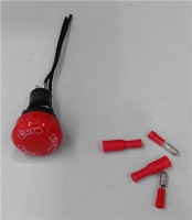 PULSANTE ARRESTO A FUNGO ROSSO ø 30 mm