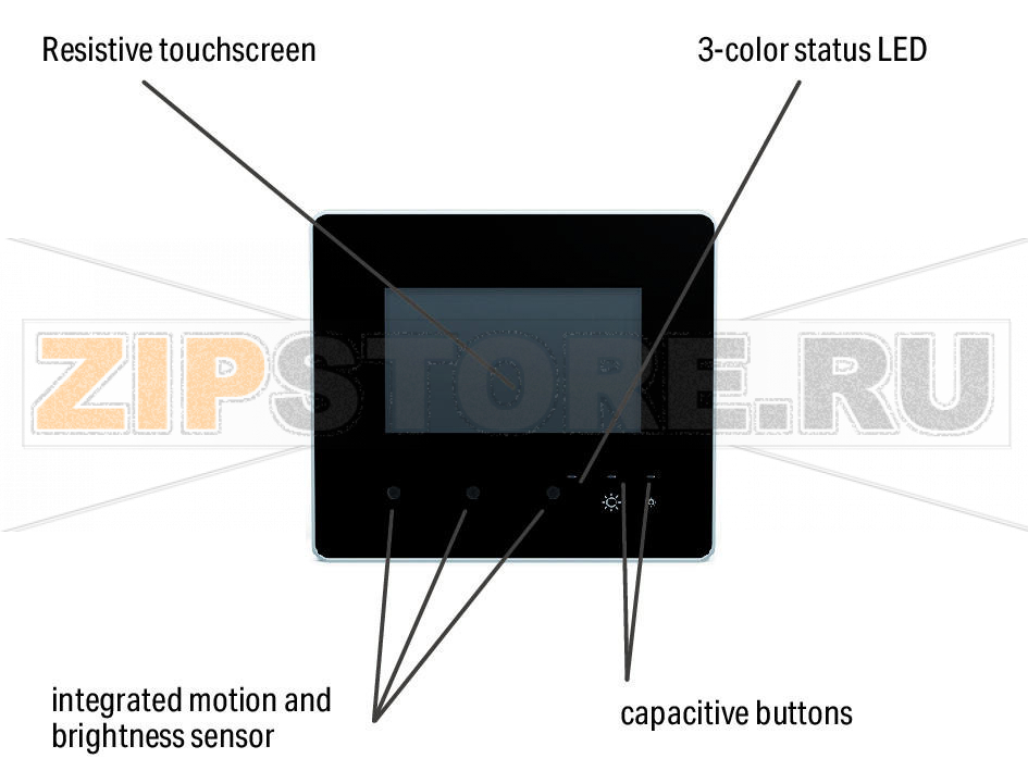 Marine Line Touch Panel 600; 10.9 cm (4.3"); 480 x 272 pixels; 2 x ETHERNET, 2 x USB, CAN, DI/DO, RS-232/485, Audio; Control Panel Wago 762-6301/8000-002 