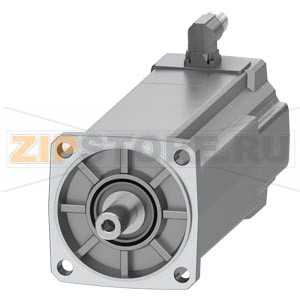 SIMOTICS S-1FK2 HD Серводвигатель М0 = 8 Нм; PN = 2,1 кВт при нн = 3000 оборотов в минуту (380-480); ПН = 1,26 кВт при нн = 1500 оборотов в минуту (200-240 В); С удерживающим тормозом; Степень защиты IP65; Цилиндрический вал D19x40 мм; Абсолютный датчик 2 