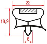 SNAP-IN GASKET 1840x870 mm
