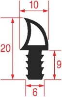 ПРОКЛАДКА ДВЕРЦЫ ДУХОВКИ 1000 ММ